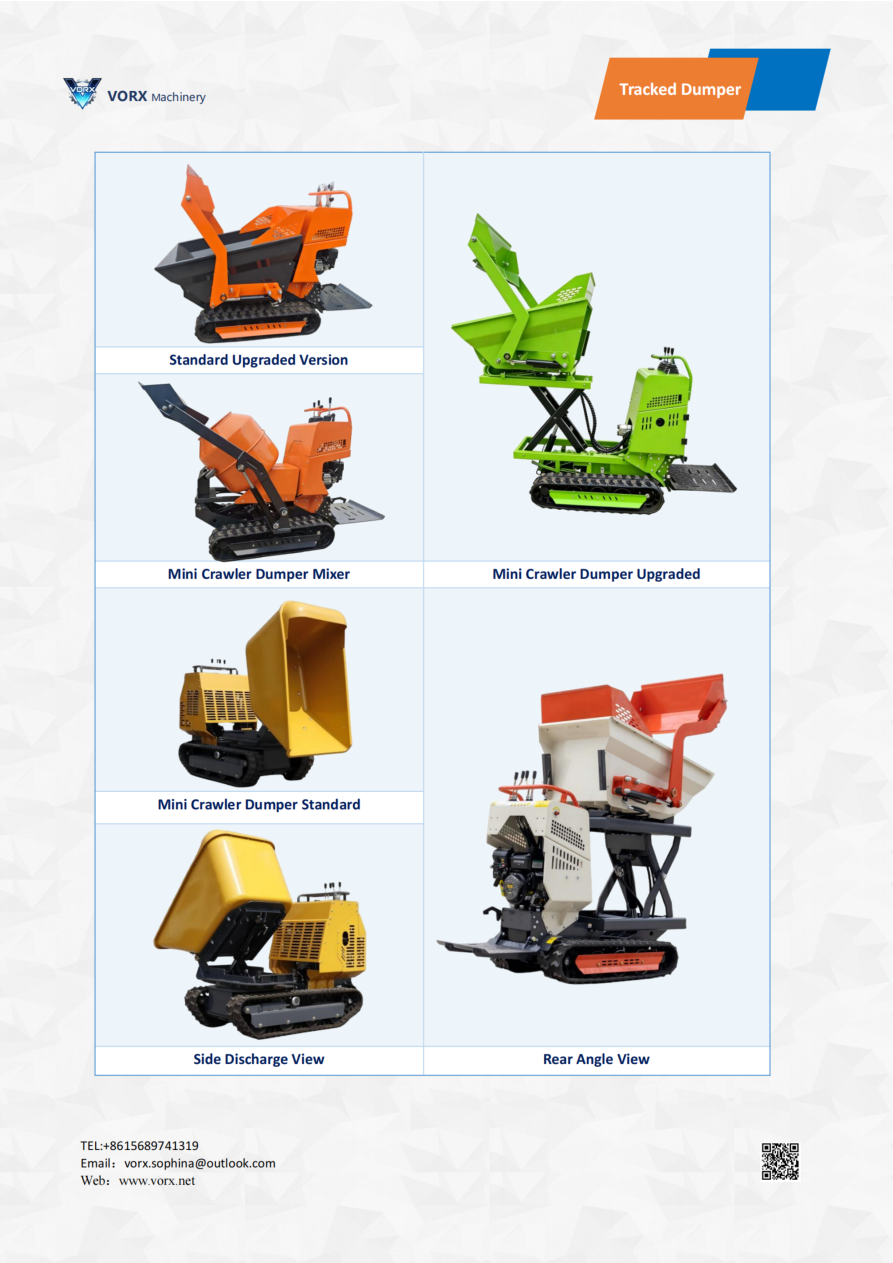 VORX tracked dumpers
