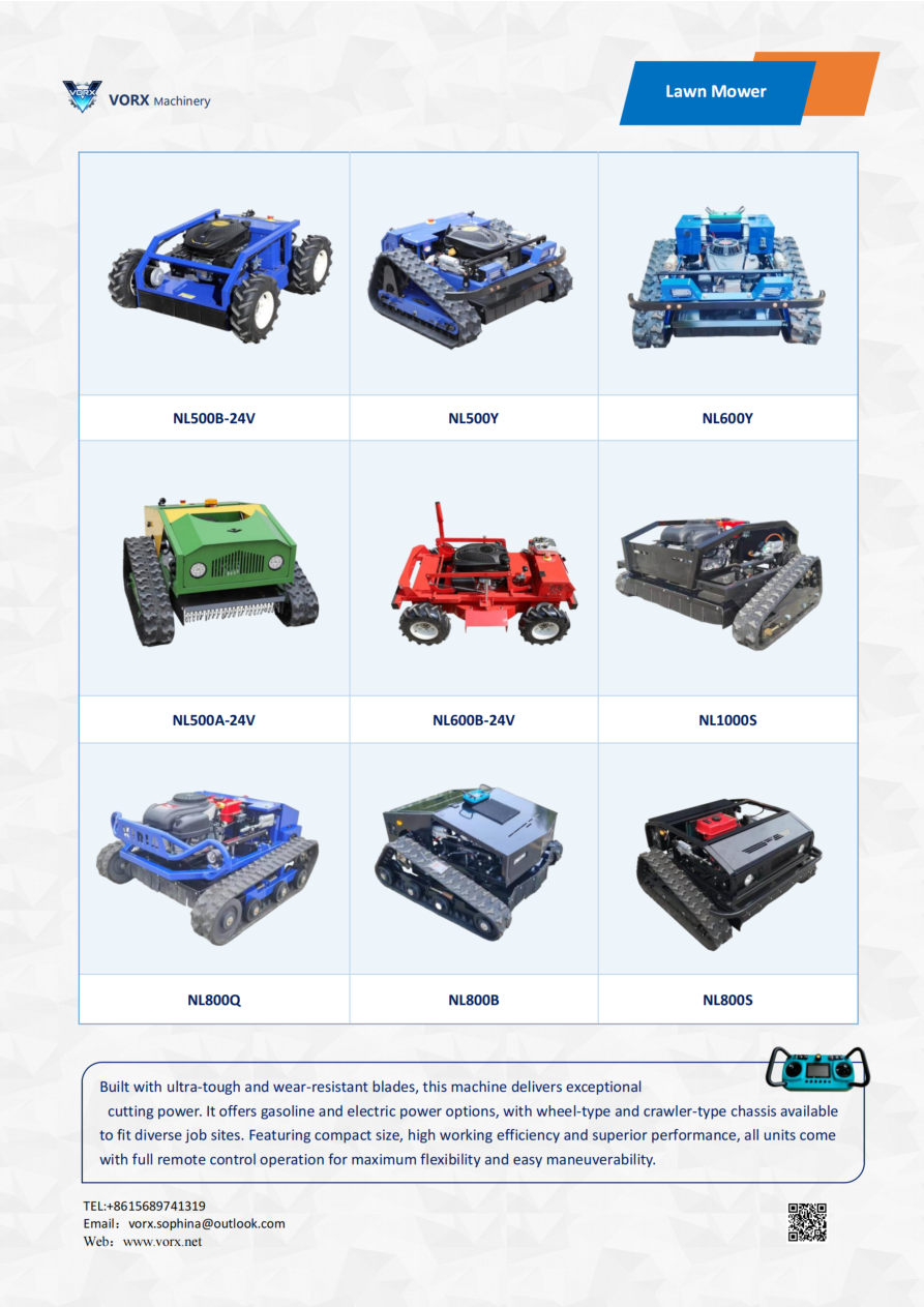 VORX remote mowers